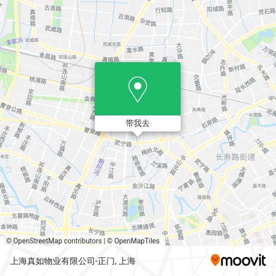 上海真如物业有限公司-正门地图