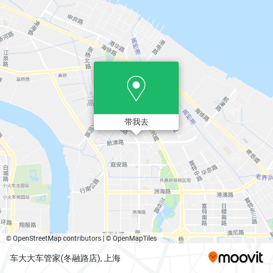 车大大车管家(冬融路店)地图