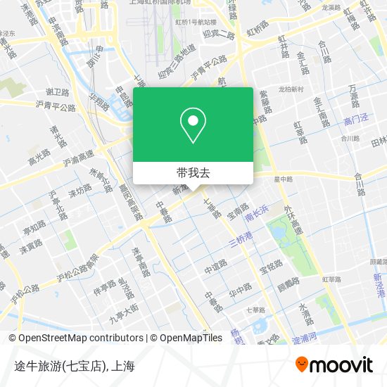 途牛旅游(七宝店)地图