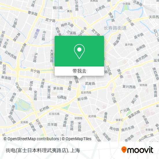 街电(富士日本料理武夷路店)地图
