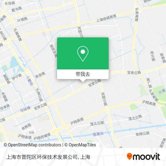 上海市普陀区环保技术发展公司地图