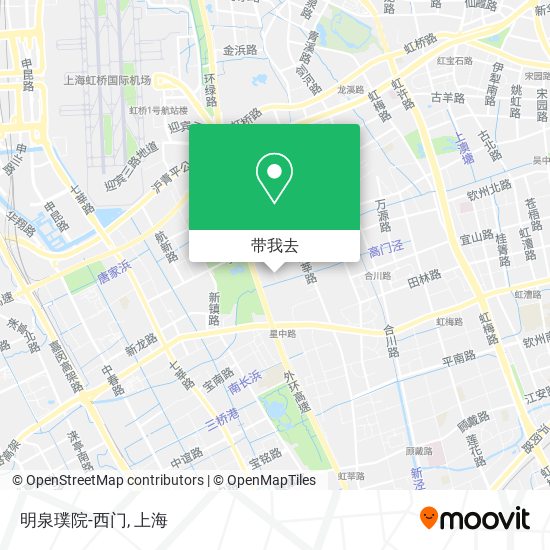 明泉璞院-西门地图