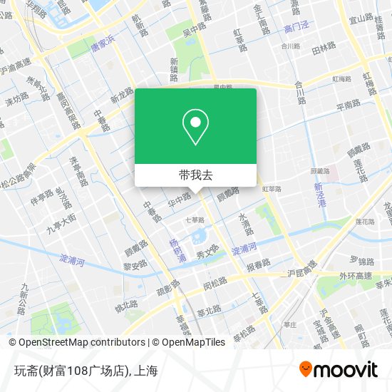 玩斋(财富108广场店)地图