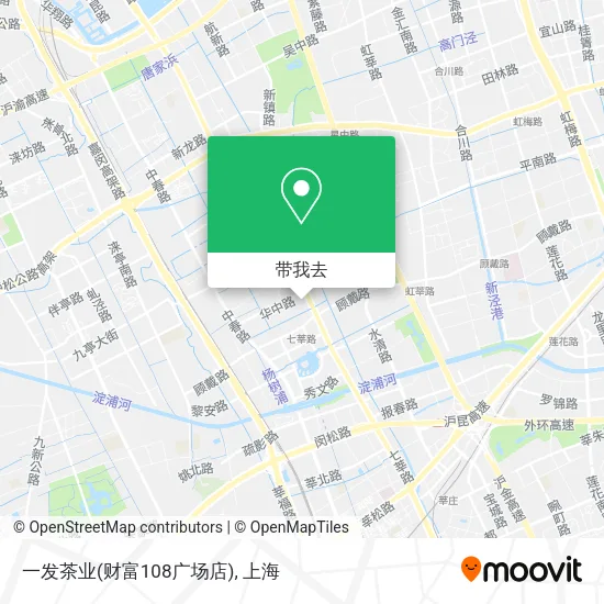 一发茶业(财富108广场店)地图