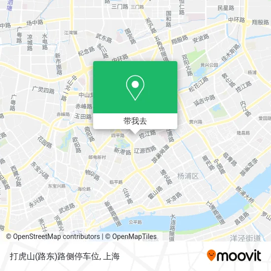 打虎山(路东)路侧停车位地图