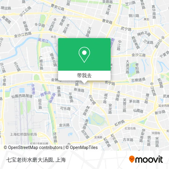 七宝老街水磨大汤圆地图