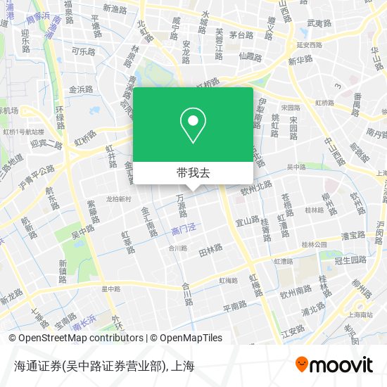 海通证券(吴中路证券营业部)地图
