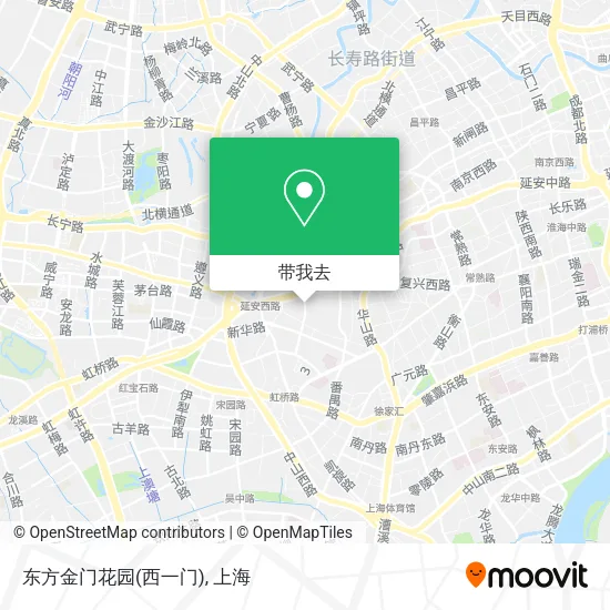 东方金门花园(西一门)地图