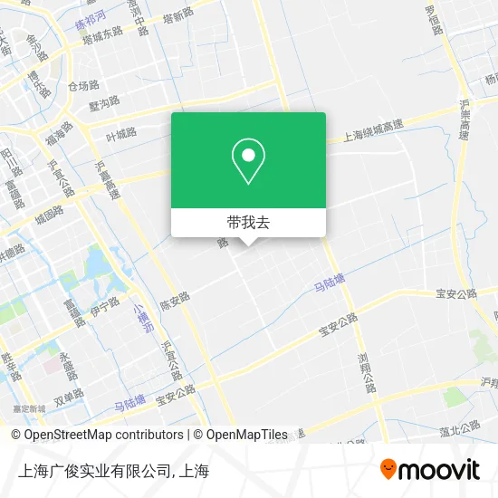 上海广俊实业有限公司地图