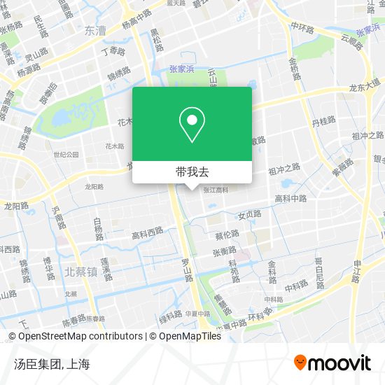 汤臣集团地图
