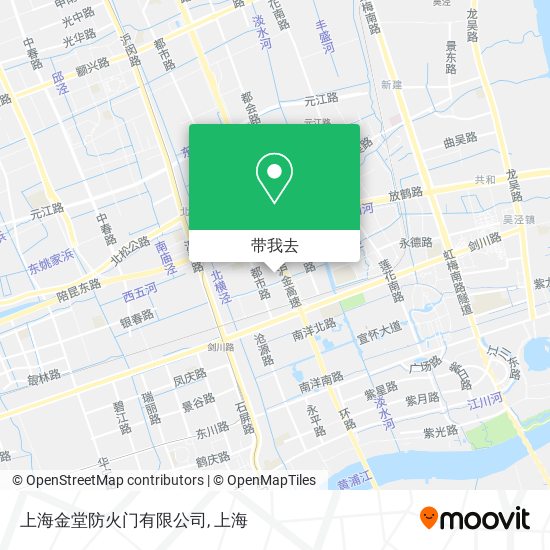 上海金堂防火门有限公司地图