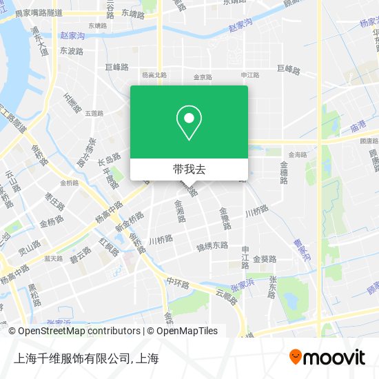 上海千维服饰有限公司地图