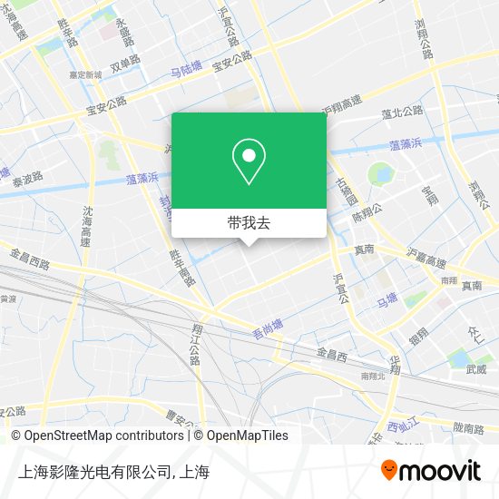 上海影隆光电有限公司地图