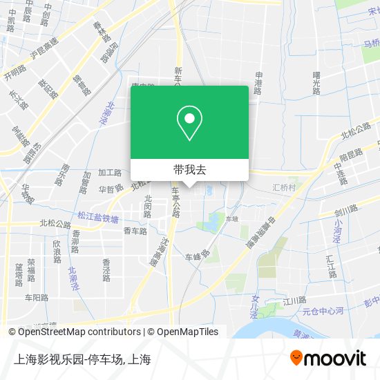 上海影视乐园-停车场地图