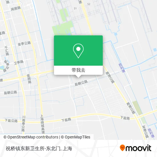 祝桥镇东新卫生所-东北门地图