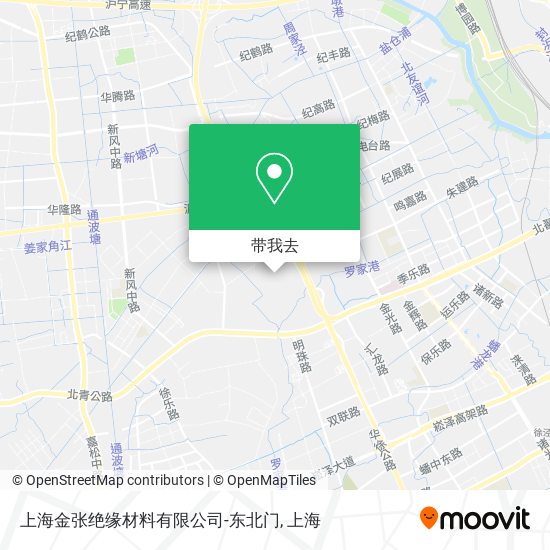 上海金张绝缘材料有限公司-东北门地图