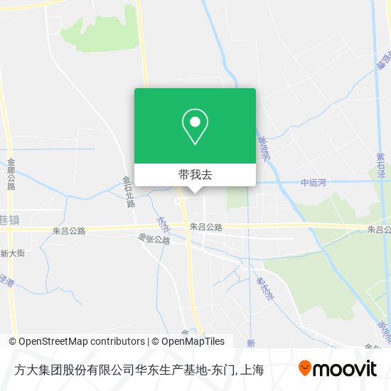 方大集团股份有限公司华东生产基地-东门地图