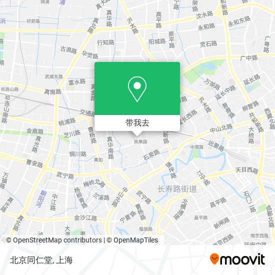 北京同仁堂地图