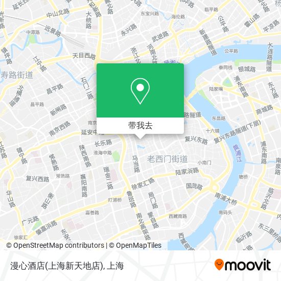 漫心酒店(上海新天地店)地图