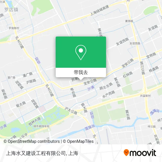 上海水又建设工程有限公司地图