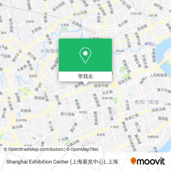 Shanghai Exhibition Center (上海展览中心)地图