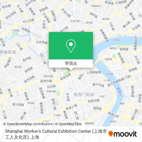 Shanghai Worker's Cultural Exhibition Center (上海市工人文化宫)地图