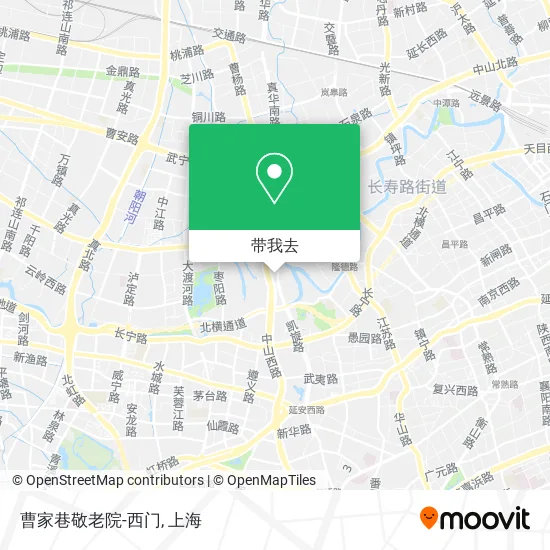 曹家巷敬老院-西门地图