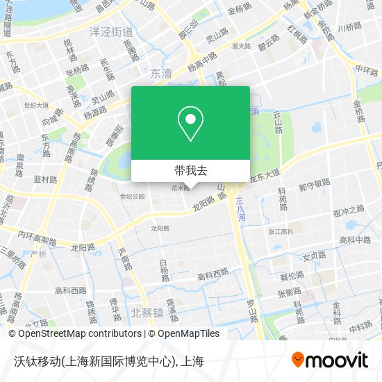 沃钛移动(上海新国际博览中心)地图