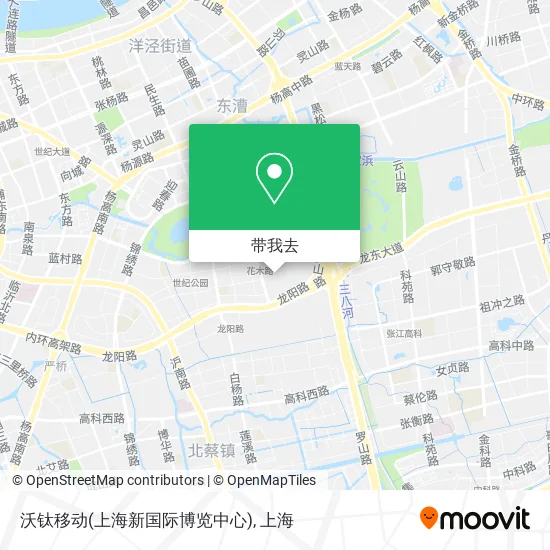 沃钛移动(上海新国际博览中心)地图