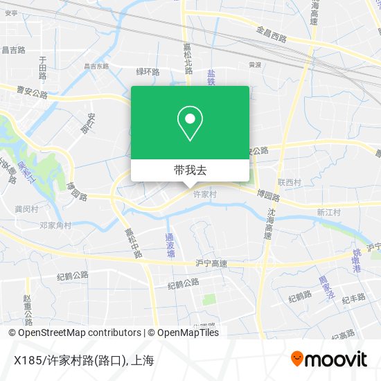X185/许家村路(路口)地图