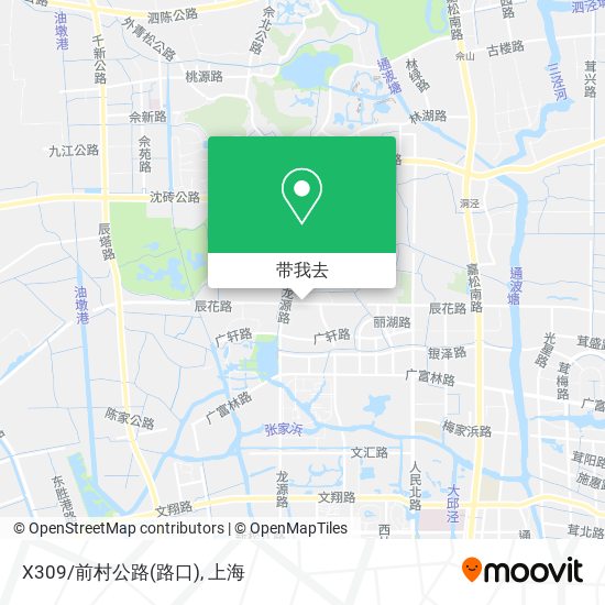 X309/前村公路(路口)地图