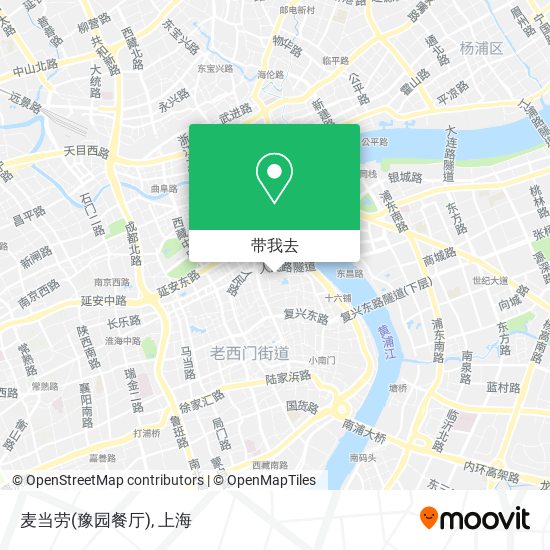 麦当劳(豫园餐厅)地图