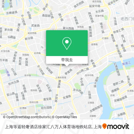 上海等逅轻奢酒店徐家汇八万人体育场地铁站店地图
