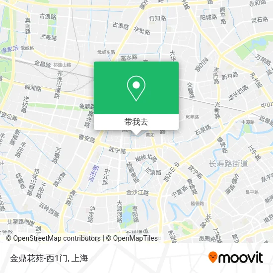 金鼎花苑-西1门地图