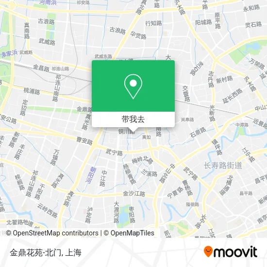 金鼎花苑-北门地图