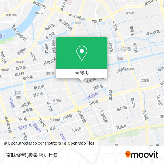 京味烧烤(板泉店)地图