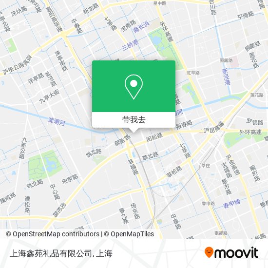 上海鑫苑礼品有限公司地图
