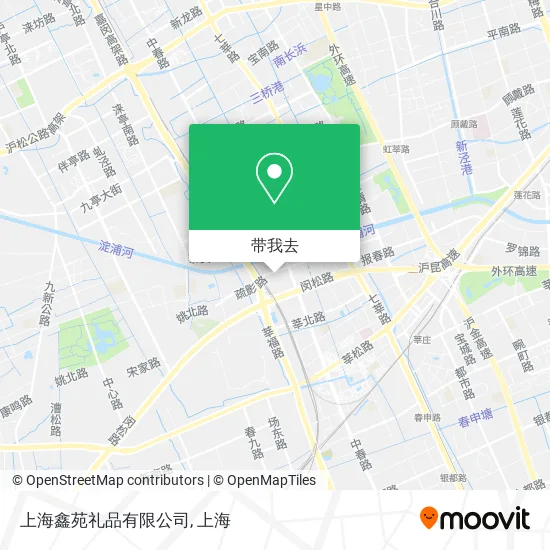上海鑫苑礼品有限公司地图