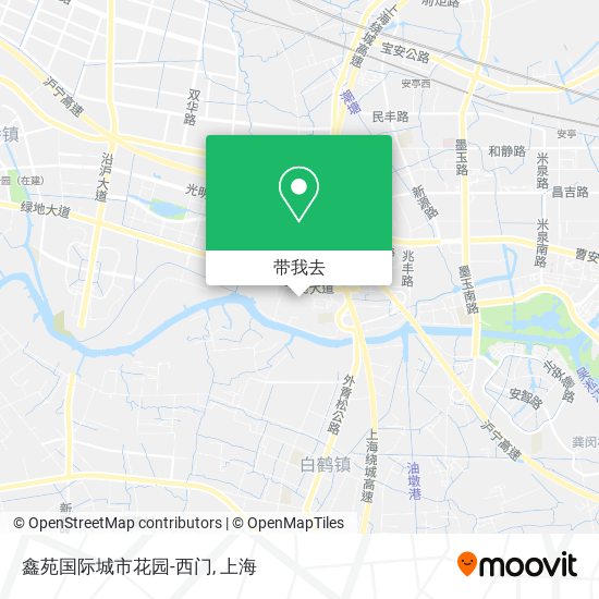 鑫苑国际城市花园-西门地图