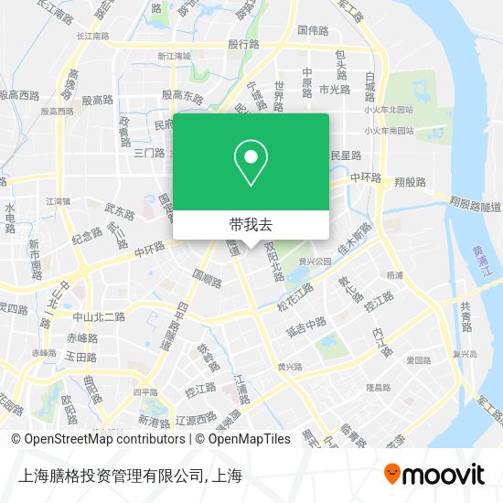 上海膳格投资管理有限公司地图