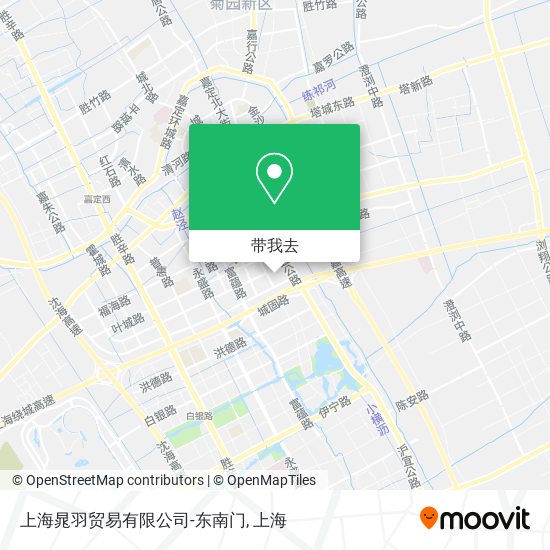 上海晁羽贸易有限公司-东南门地图