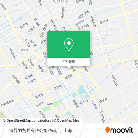 上海晁羽贸易有限公司-东南门地图