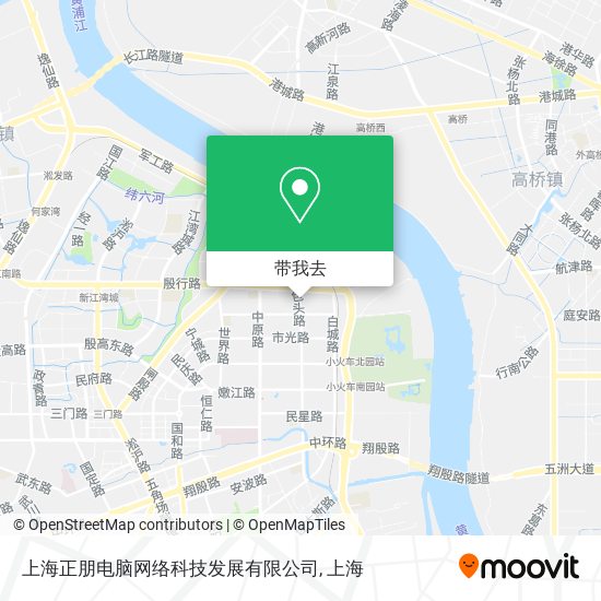 上海正朋电脑网络科技发展有限公司地图