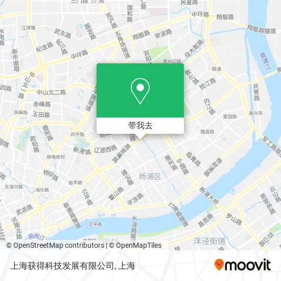 上海获得科技发展有限公司地图