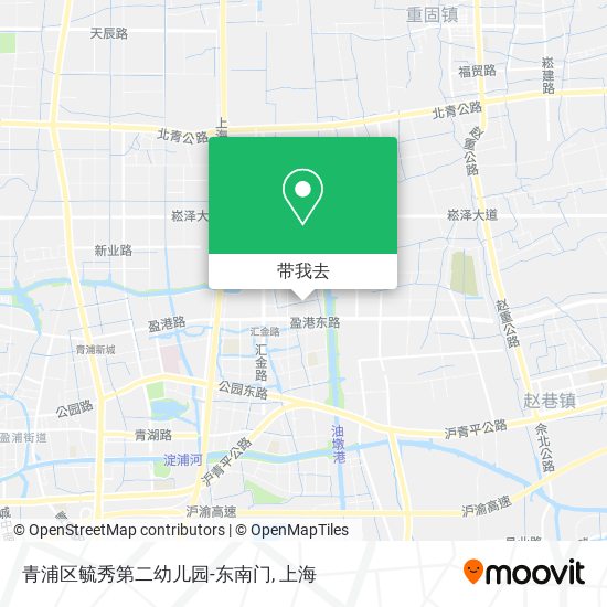 青浦区毓秀第二幼儿园-东南门地图