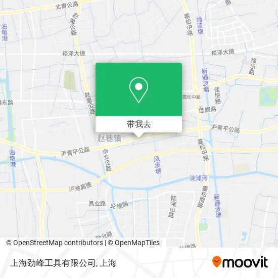 上海劲峰工具有限公司地图