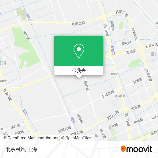 北宗村路地图