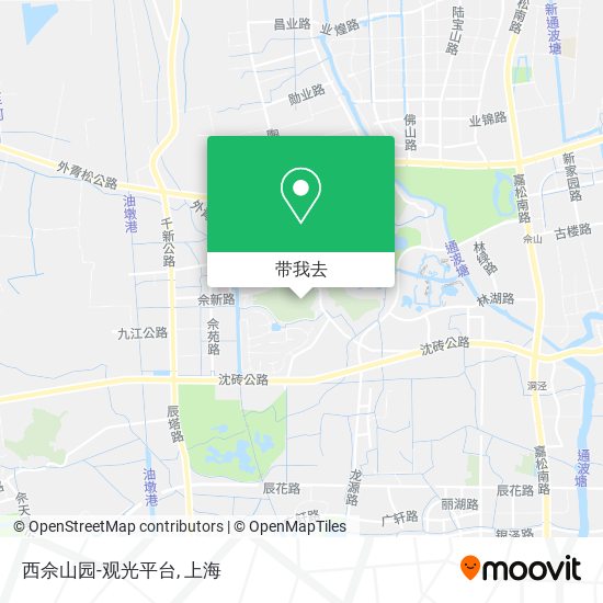 西佘山园-观光平台地图