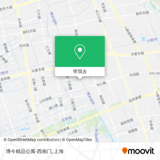 博今精品公寓-西南门地图