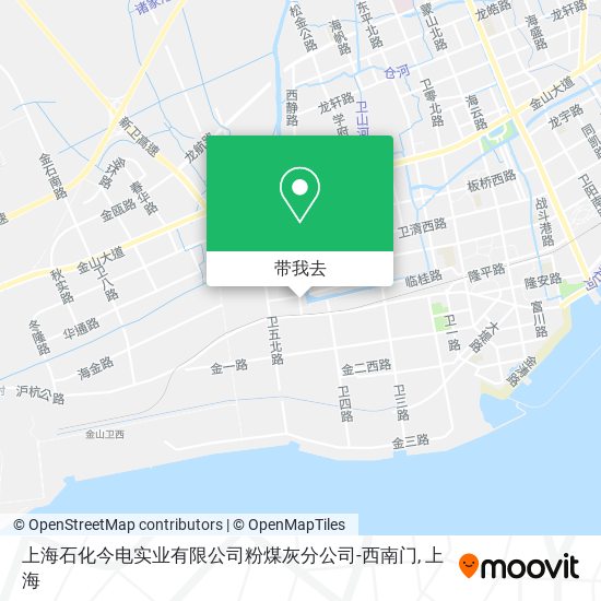 上海石化今电实业有限公司粉煤灰分公司-西南门地图